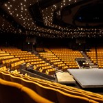 The interior of the Crucible Theatre.