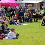 Crowds enjoying a sunny day at a previous Walkley Festival.