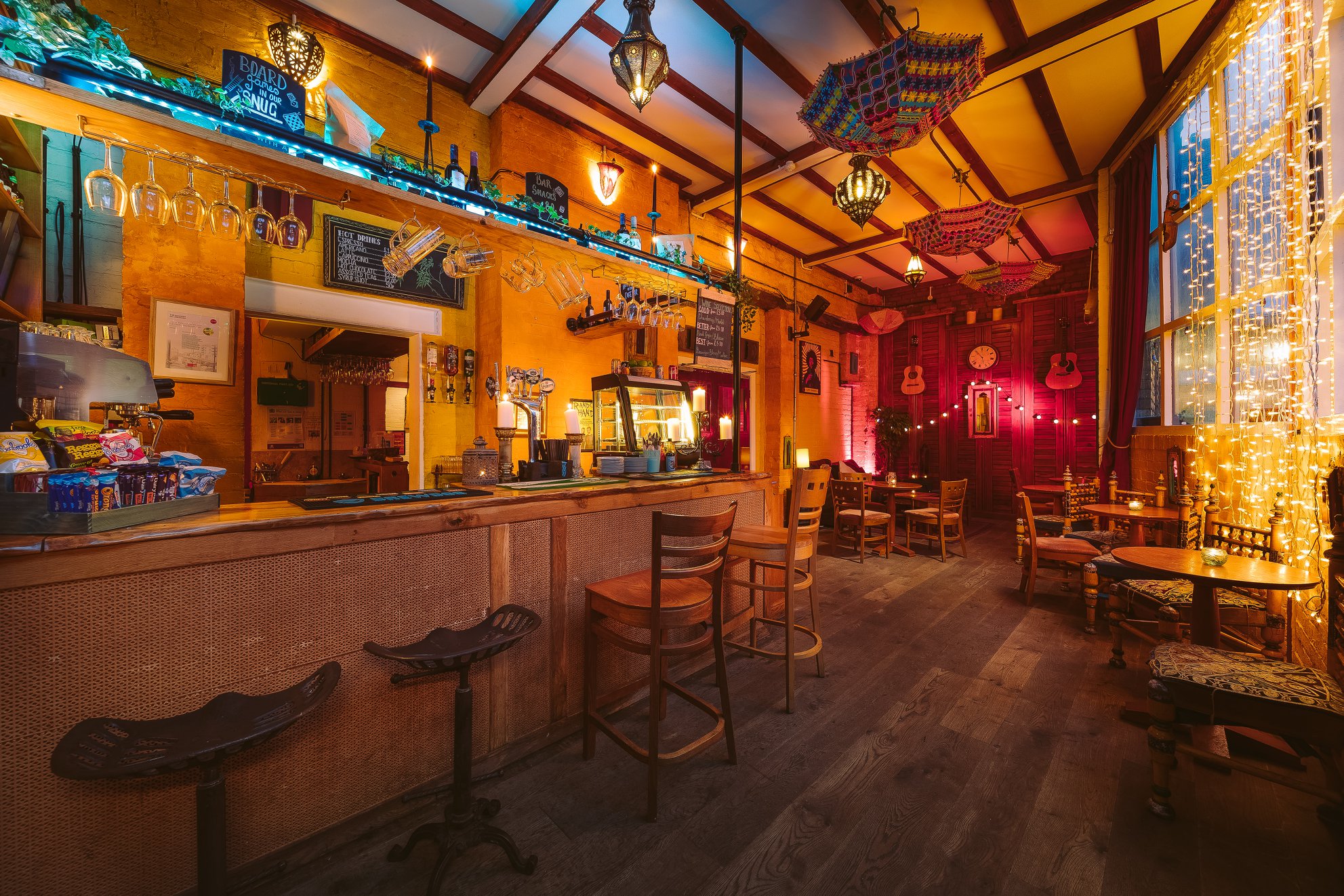 The bar area at Yellow Arch.