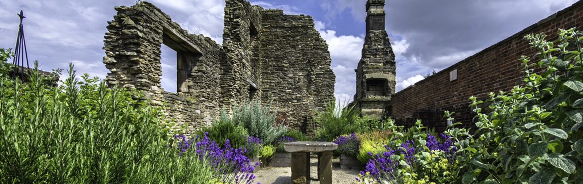 The  Apothecary Garden At Sheffield Manor Lodge.