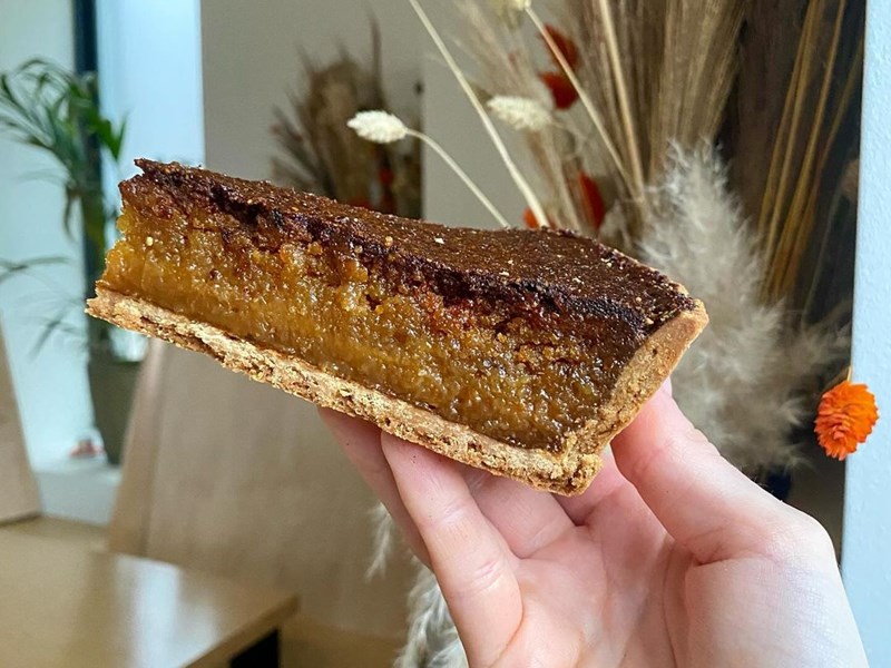 A slice of pie from Bakers Yard Bakery.