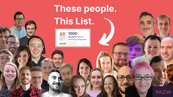 A still from the announcement video for the Financial Times' These People This List.