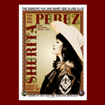 Promotional poster for Sherita Perez playing live at Dorothy Pax.