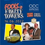 Poster for Fools @ Fawlty Towers