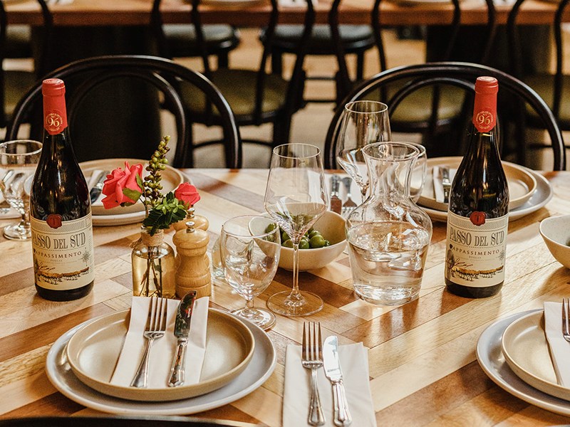 The interior of Cornerstone.