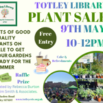 Poster for the event, listing all the details, with pictures of plants.