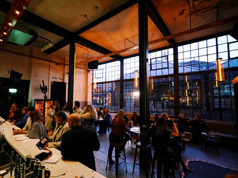 Interior of Factory Floor.