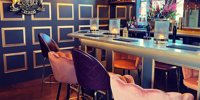 The interior of the bar & bistro Assembly.