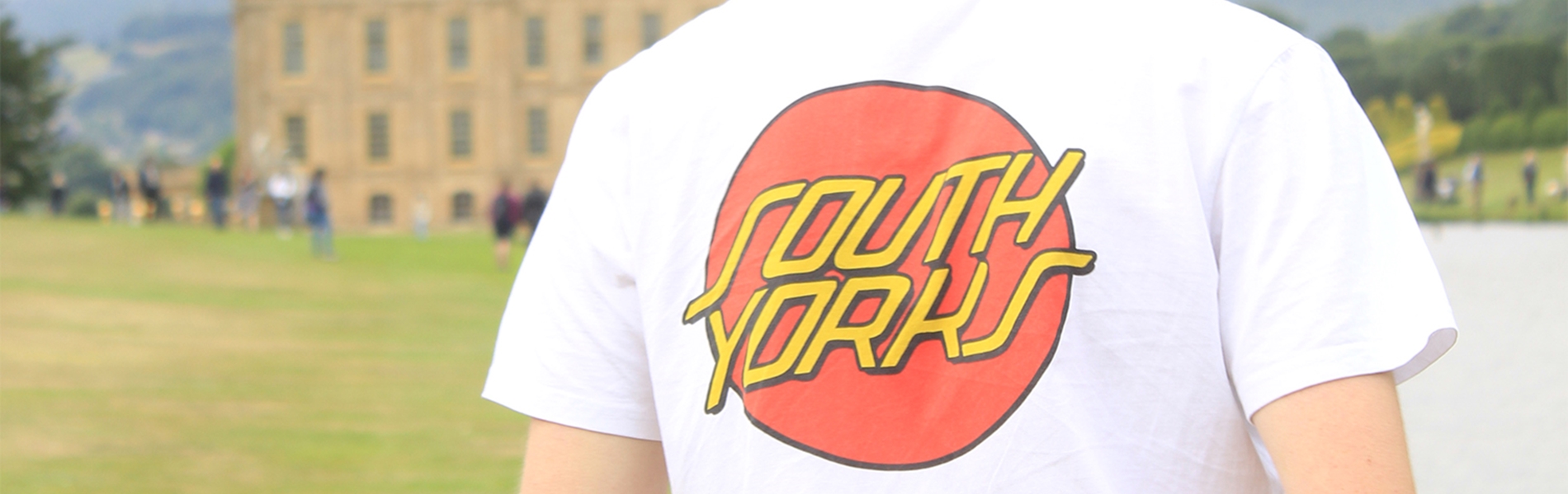 A man wearing clothing from Sheffield's The Alternative Store.