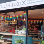 The exterior of Molly's Café & Deli