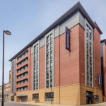 The exterior of Travelodge Sheffield Central.