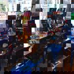 Video cabinets at the Extra Life Gaming Lounge.