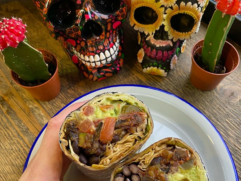 Burritos at The Street Food Chef.