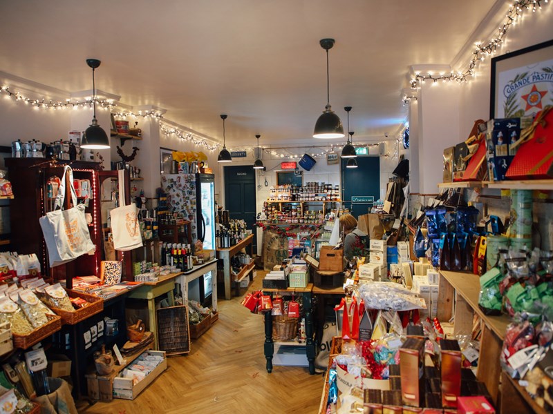 The interior of Bragazzi's.