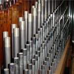 The organ pipes at St John's Ranmoor.