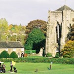 One of the holes on the Beauchief Golf Course.