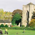 One of the holes on the Beauchief Golf Course.