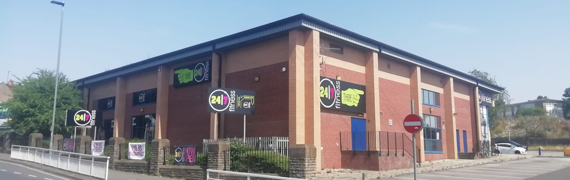 Exterior of 24/7 Fitness Sheffield