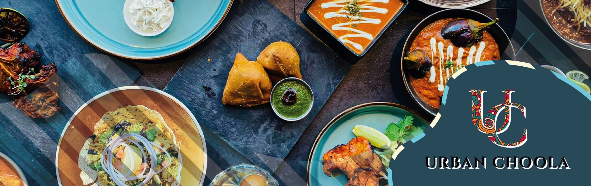 Plates of food at Urban Choola.