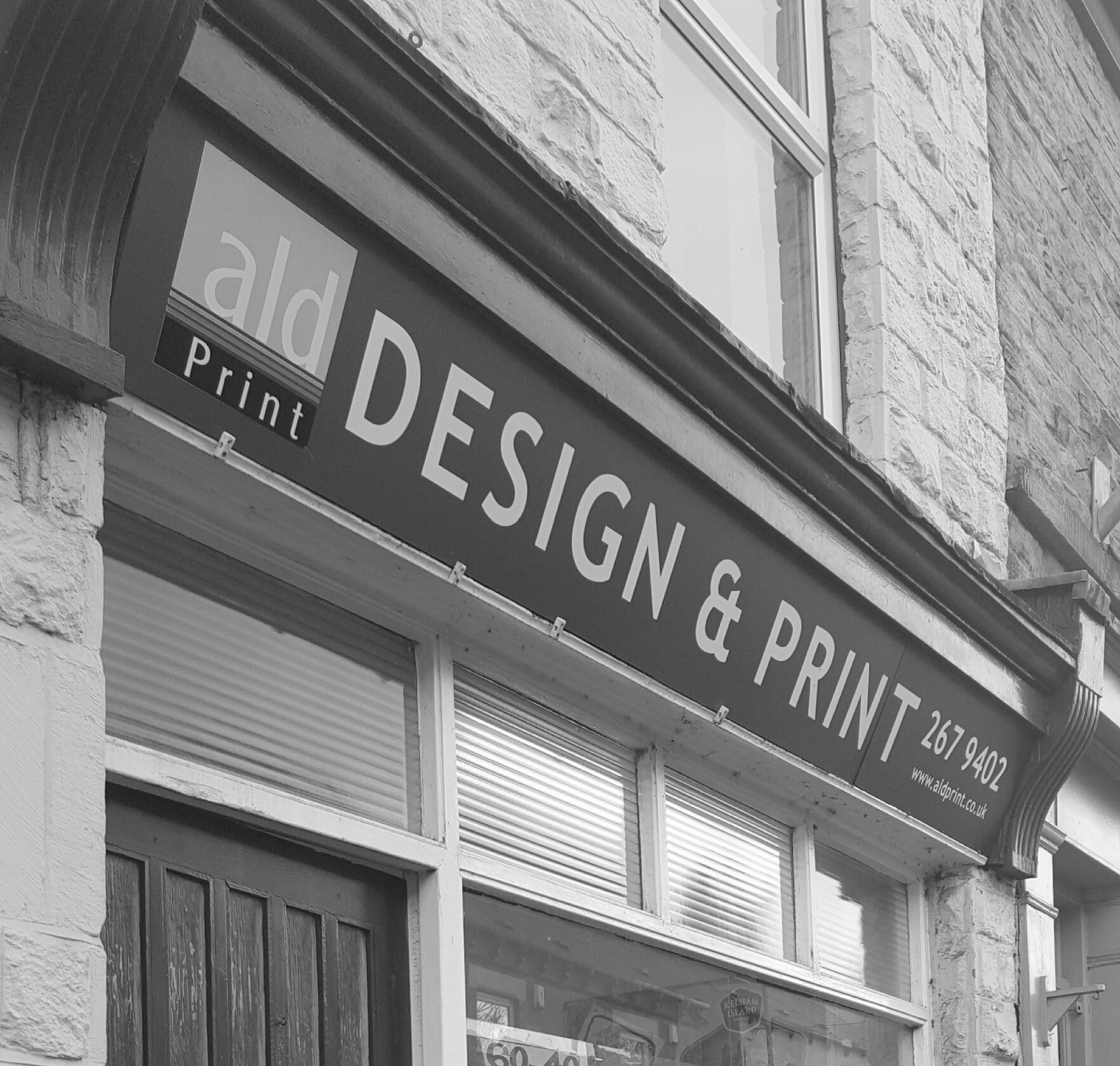 The exterior of the ALD Print premises.