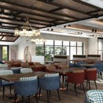 The interior of Mavi Ruya Turkish Bar & Grill.