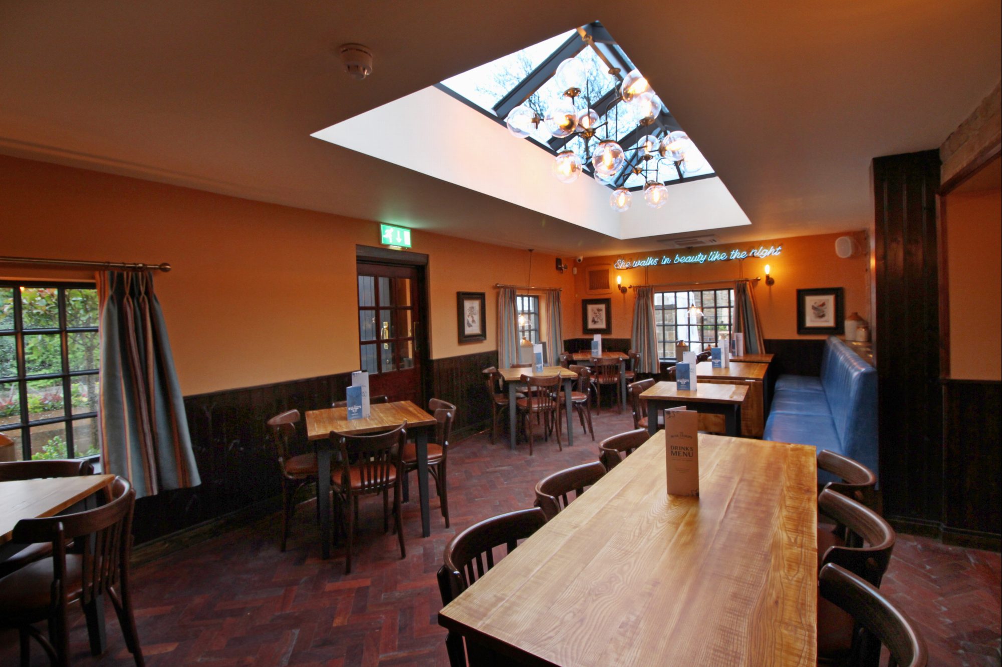 Inside The Blue Stoops.