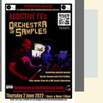 Poster for the event Addictive TV's - Orchestra of Samples.
