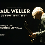 Poster for the Paul Weller show.