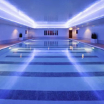 The swimming pool at Mercure St. Paul's Hotel Spa.