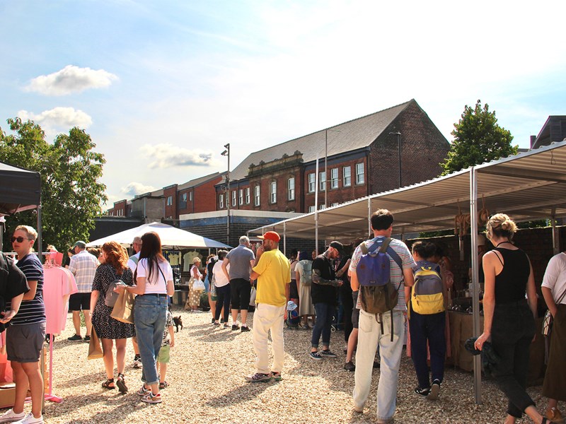 Peoples shopping at Rex Market
