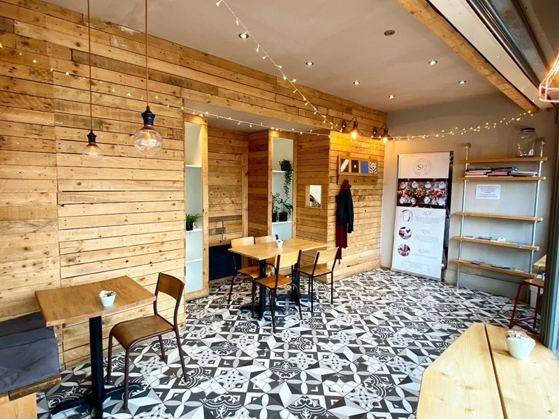 The interior of S17 Coffee Shop & Bistro.