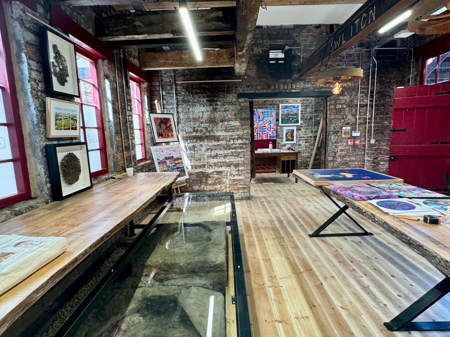 Inside a shop at Leah's Yard 