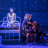 Hiran Abeysekera (Pi) And Richard Parker (The Tiger) In Life Of Pi. 