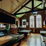 Pool tables at The Common Room.