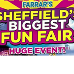 Colourful promo image for Farrars Fun Fairs.