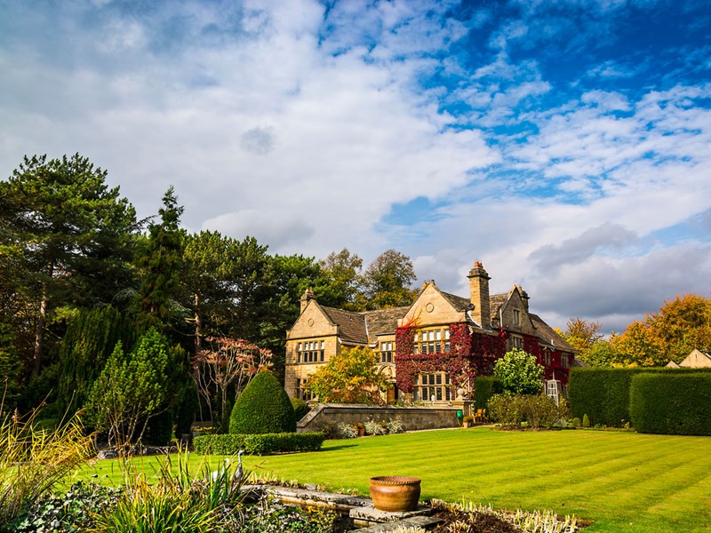 Fischer’s Baslow Hall, an award-winning, stylish, boutique country house hotel and restaurant.