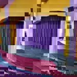 The stage at the Merlin Theatre.