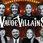 Promotional poster for the event, with headshots of members of the cast.