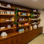 aromatherapy shop area of Spa 1877
