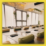 The yoga studio at Hill Valley Yoga.