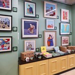 Prints on display at the Pete Mckee Gallery.