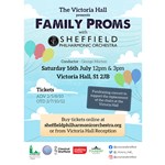 Poster for the Family Proms with The Sheffield Philharmonic Orchestra