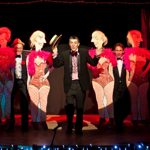 Cabaret Boom Boom performing on a stage.