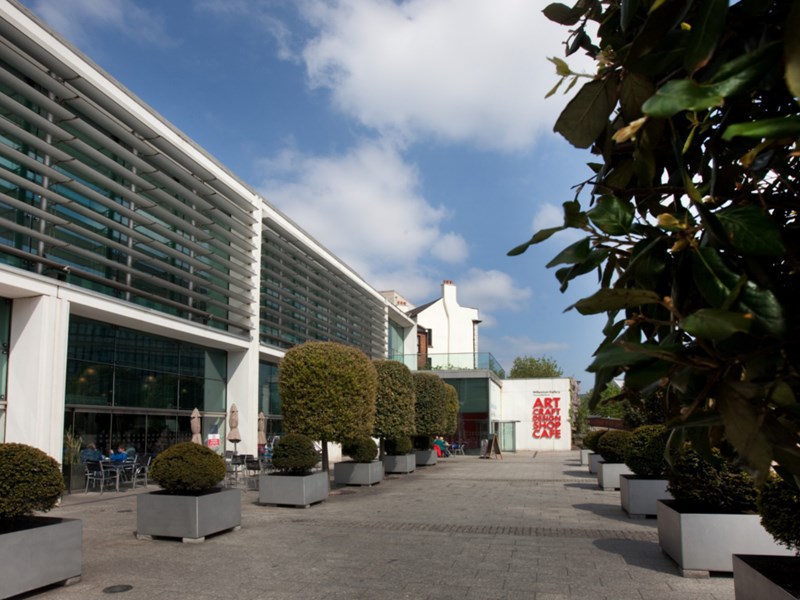 The exterior of the Millennium Gallery.