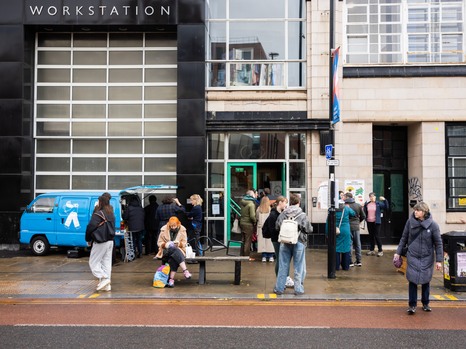 The exterior of the Workstation, in Sheffield.