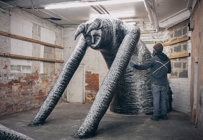 Phlegm, renowned street artist