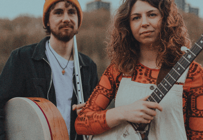 Folk duo Kate Griffin and Ford Collier