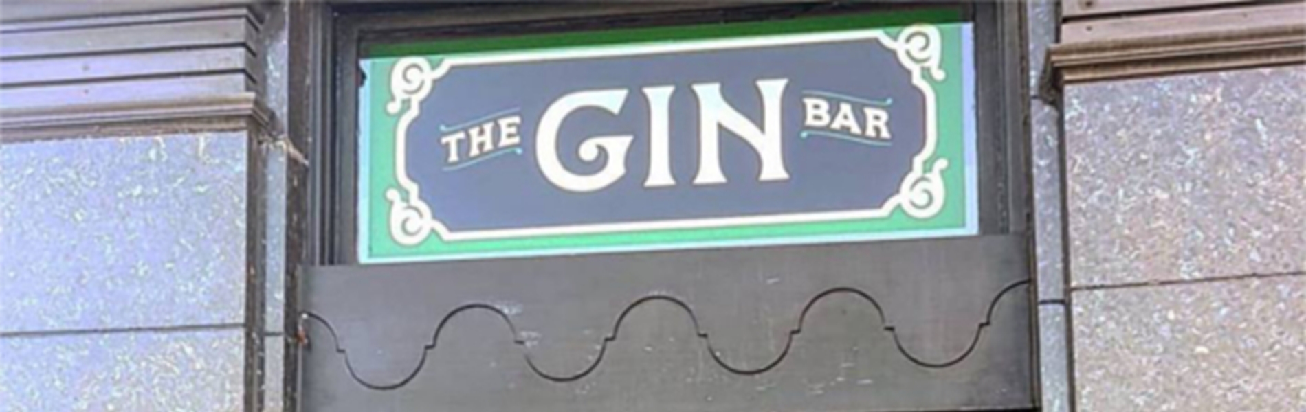 The entrance to The Gin Bar at Vintedge.