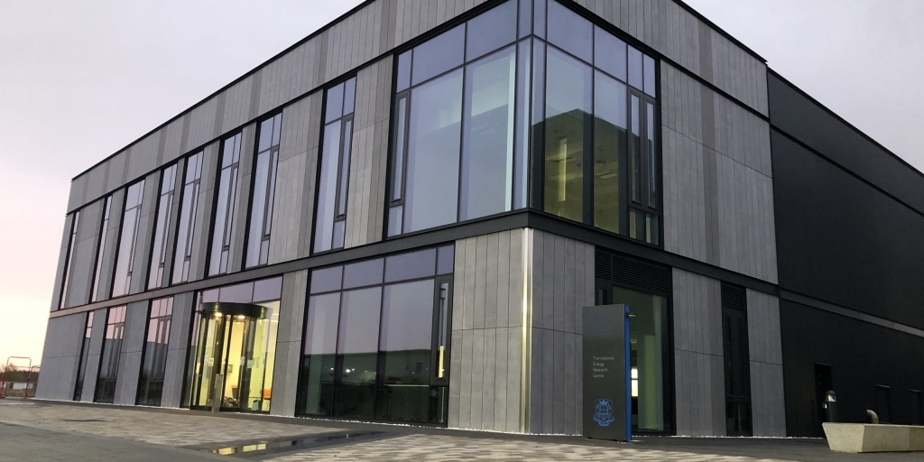 An exterior shot of the Translational Energy Research Centre.