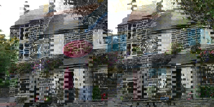 Exterior of The Old Red Lion.